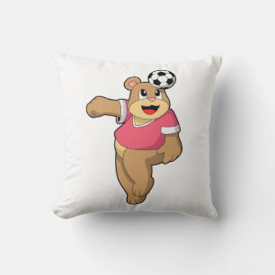 Coussin Ours comme joueur de football avec Soccer.PNG