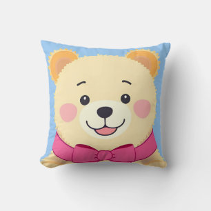 Coussin Ours de dessin animé mignon
