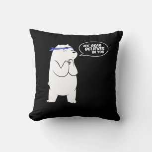 Coussin Ours De Glace Croit En Vous Ours Polaire Lover