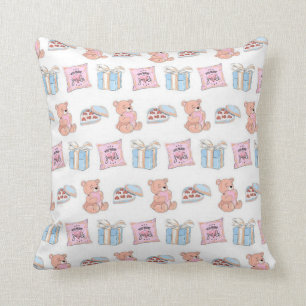Coussin Ours en peluche