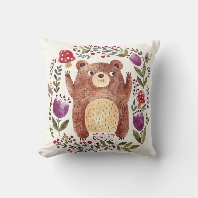 Coussin Ours Mignon (Recto)