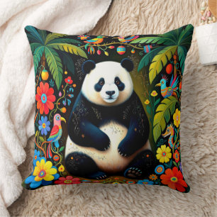 Coussin Ours Panda Fée Charmant