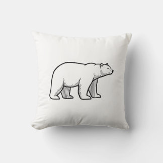 Coussin Ours Polaire