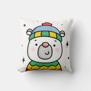 Coussin Ours polaire