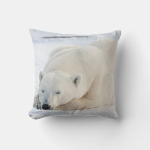 Coussin Ours polaire en hiver