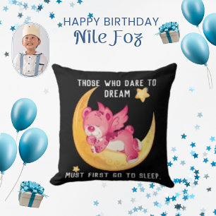 Coussin Ours Teddy Rose Tendy Avec Citations De Vie