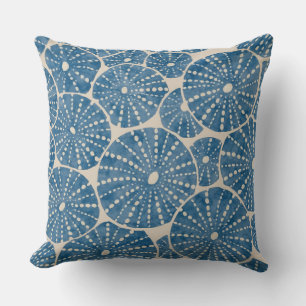 Coussin oursin uni hawaïen