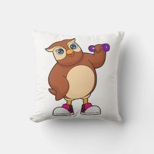 Coussin Owl Fitness Dumbbell