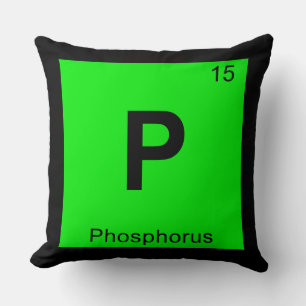 Coussin P - Chimie du Phosphore Symbole du Tableau Périodi