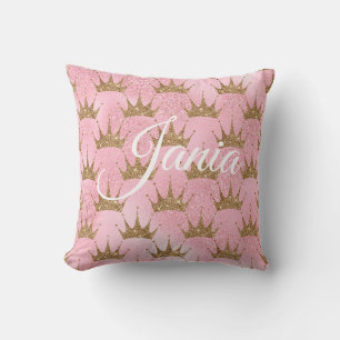 Coussin Pailleté de sirène rose