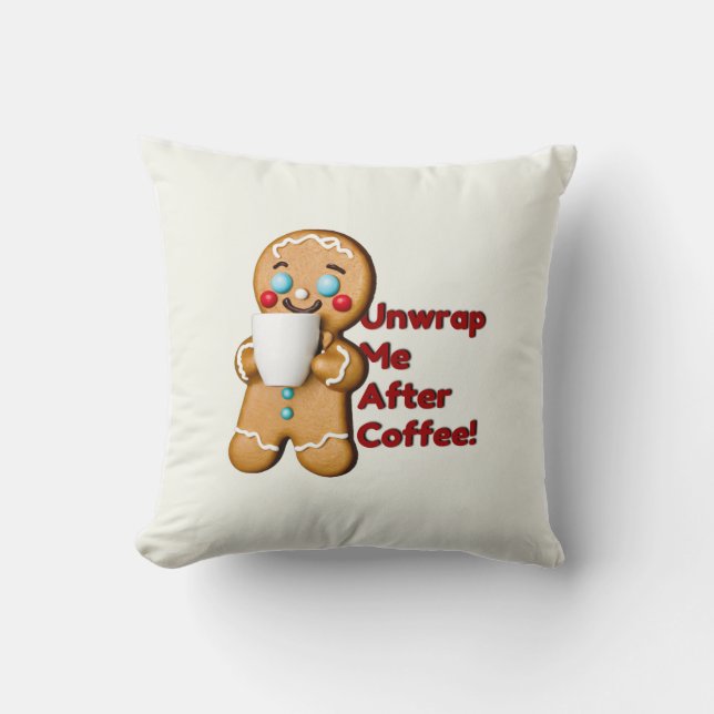 Coussin Pain d'épices Louveur de café Jeu d'oreiller (Recto)