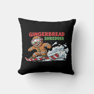 Coussin Pain d'épices Snowboardeur