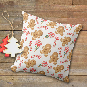 Coussin Pain d'épices Sucre de canne Lollipop Motif