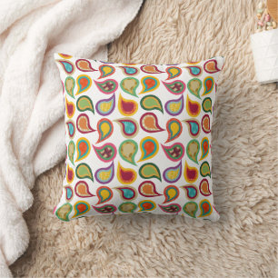Coussin Paisleys atomiques