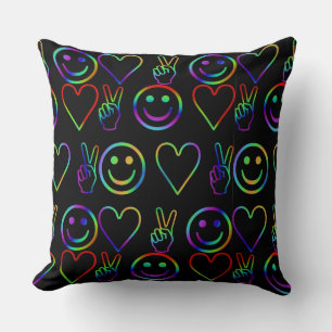 COUSSIN PAIX, AMOUR ET BONHEUR