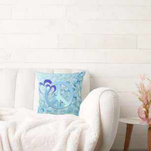 Coussin Paix Bleue