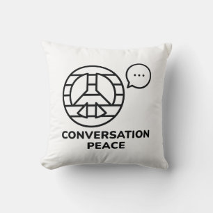 Coussin Paix de la conversation