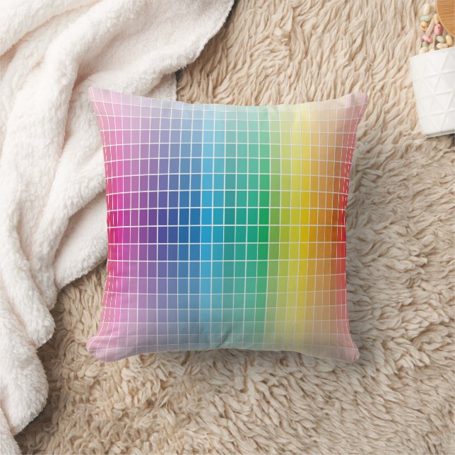 Coussin Palette Ombre de la palette de couleurs graphique (Couverture)