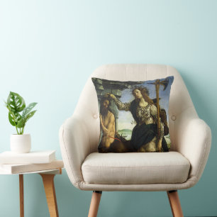 Coussin Pallas (Minerve) et le Centaure de Sandro Botticel