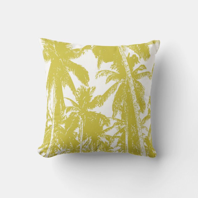 Coussin Palm Tree Design (Recto)