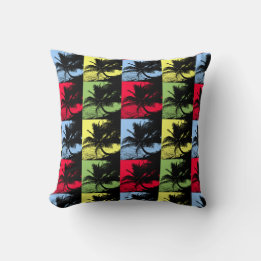 Coussin Palm Tree Design