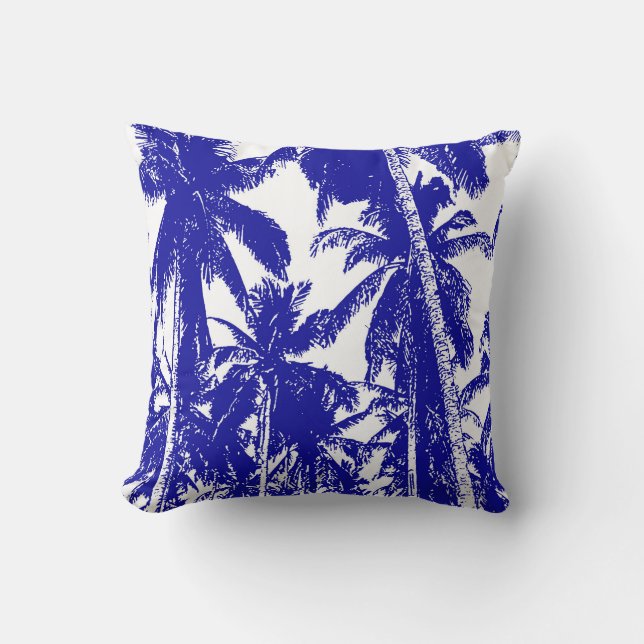 Coussin Palm Tree Design (Recto)