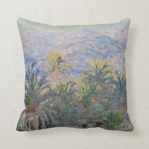 Coussin Palmiers de Claude Monet chez Bordighera