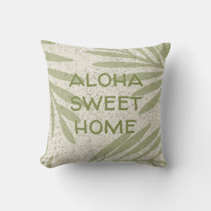 Coussin Palmiers de plage de sable de Papakolea Reversible