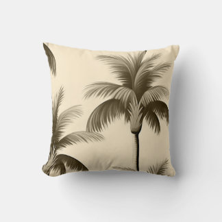 Coussin Palmiers tropicaux Jettent l'oreiller