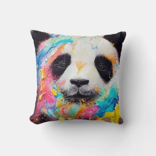 Coussin Panda Bear Animal Discovery Aventure Nature