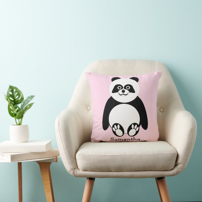 Coussin Panda Bear Design Personalised (Chaise)