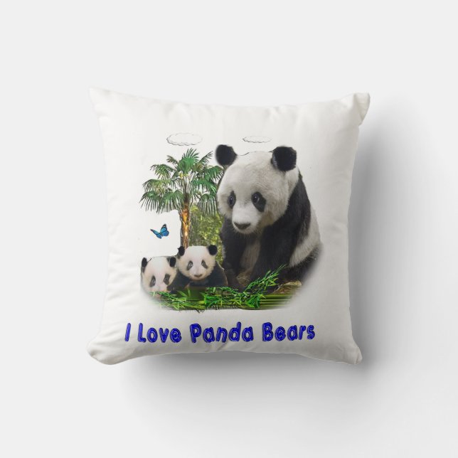 Coussin Panda Bears (Recto)