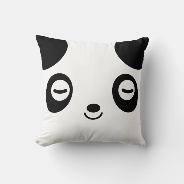 Coussin Panda de temps de petit somme (Recto)