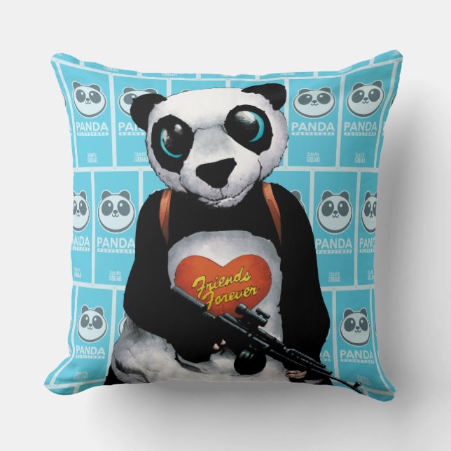 Coussin Panda du peloton | de suicide (Recto)