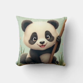coussin panda mignon