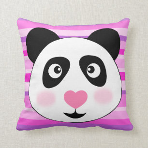 Coussin panda mignon, la pièce de l'enfant