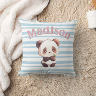 Coussin Panda Mignon Personnalisé