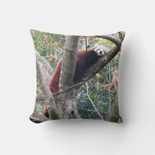 Coussin Panda rouge
