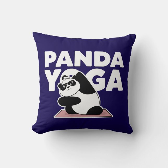 Coussin panda yoga (Recto)