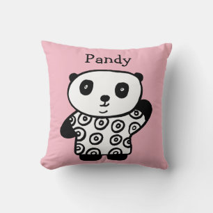 Coussin Pandy le Panda personnalisé