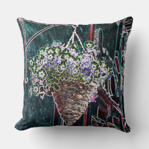 Coussin Panier de fleurs