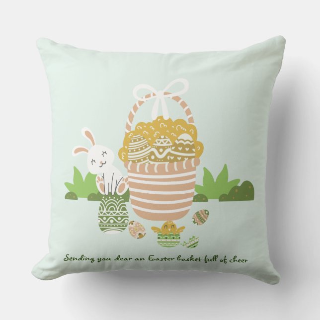 COUSSIN PANIER DE PÂQUES (Recto)