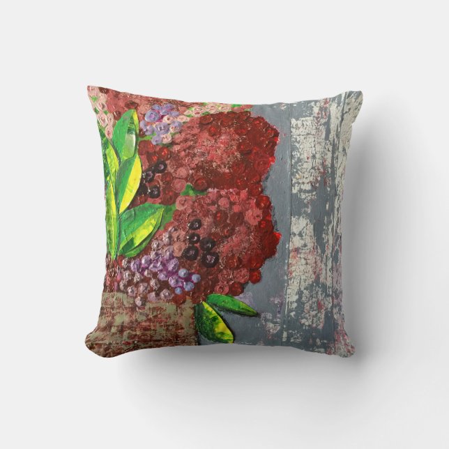 Coussin Panier des fleurs (Recto)