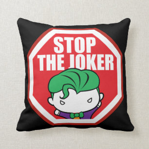 Coussin Panneau Chibi "Stop The Joker"
