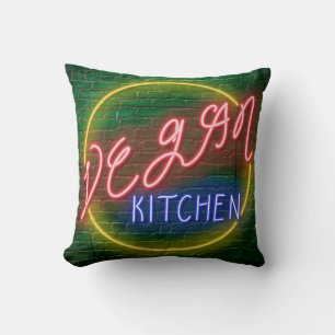 Coussin Panneau cuisine Neon Vegan
