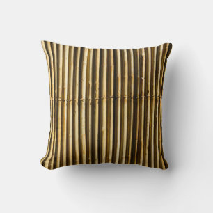 Coussin panneau en bois Brown