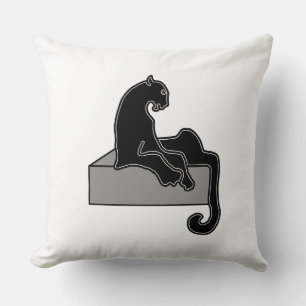 Coussin Panthère noire