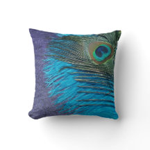 Paon pourpre et turquoise