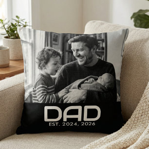 Coussin Papa a établi une photo moderne et audacieuse