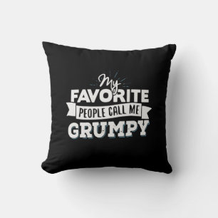Coussin Papa Cadeau Mes Favoris Les Gens M'Appelent Grumpy